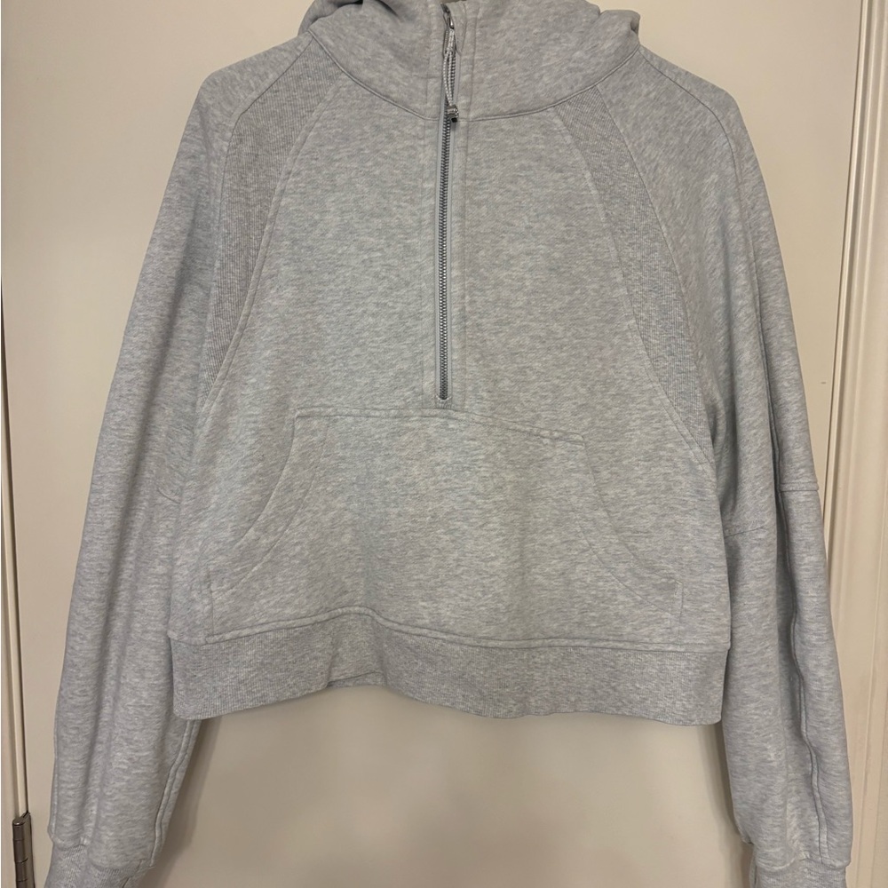 Lululemon Athletica Heather Gray Women's Half-Zip Hoodie